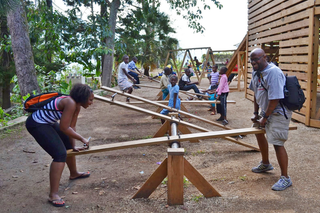 Howard students in Haiti (courtesy of Victoria M. Walker)